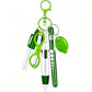 Multifunctional Nurse Ballpoint Pen Set with Flashlight Foldable Scissors Keychain