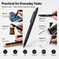 Multifunction tool pen for everyday tasks, with stylus tip, bottle opener, ruler, and light.