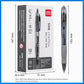 12 PCS/Set Deli S08 Smooth-writing 0.5mm Tip Retractable Gel Pen