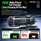 WK WP-C66 K-Captain Glowray 70W USB, Type-C Fast Car Charger, WP-C66