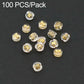 100 PCS/Pack Silicone Bullet Earring Backs Locking Safety Hamburger Earnuts