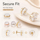 100 PCS/Pack Silicone Bullet Earring Backs Locking Safety Hamburger Earnuts