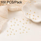 Gold open jump rings set, 100 pcs pack, small split connector rings for DIY jewelry
