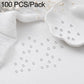 Silver open jump rings, 100-piece set of small round split rings for jewelry making