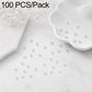 Silver open jump rings, 100-piece set scattered for DIY jewelry craft making