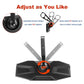 Adjustable UTV center rear view mirror with 360° swivel mount and locking knob