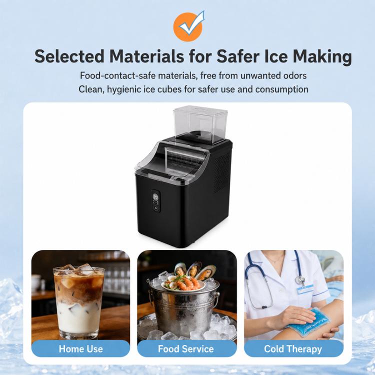 Fully Automatic Commercial Household Cube Ice Maker, US Plug, UK Plug, EU Plug