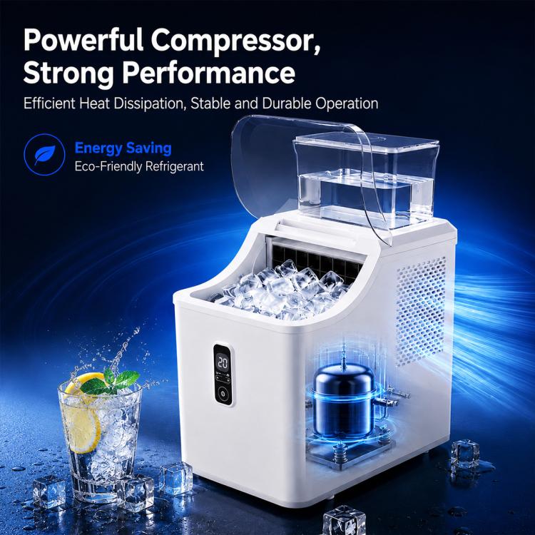 Fully Automatic Commercial Household Cube Ice Maker, US Plug, UK Plug, EU Plug