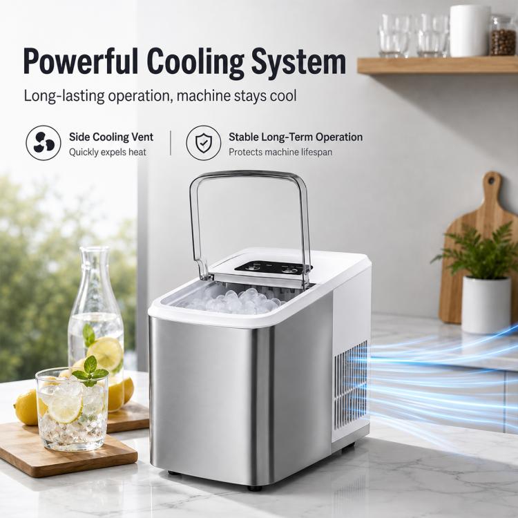 Small-sized Household Intelligent Bullet Ice Maker, US Plug, UK Plug, EU Plug