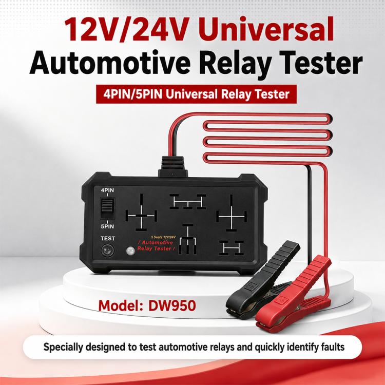 DW950 12V/24V Universal Automotive Relay Tester