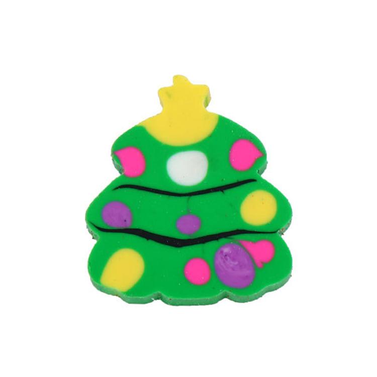 5 PCS/Pack Christmas Creative Cartoon Eraser, Mini, Large