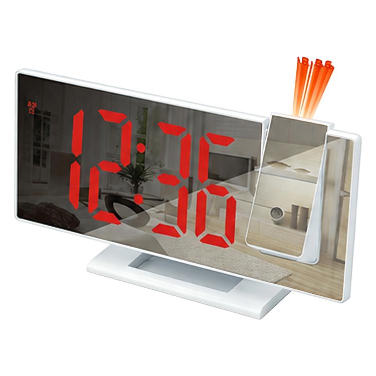 DS-3618LP LED Mirror Projection Electronic Clock Multifunctional Large Display Digital Alarm Clock