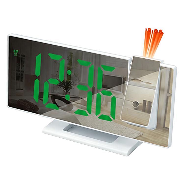 DS-3618LP LED Mirror Projection Electronic Clock Multifunctional Large Display Digital Alarm Clock
