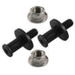 Tailgate lock bolt set with black bolts and hex nuts, shown on white background