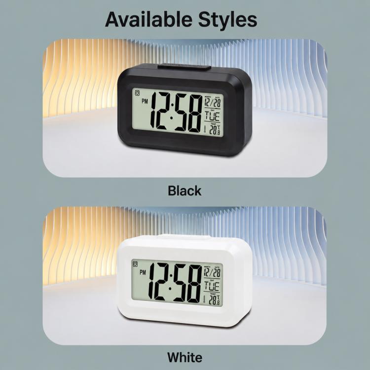 DS-2019 Multifunctional LCD Backlit Calendar Electronic Clock