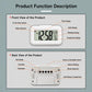 DS-2019 Multifunctional LCD Backlit Calendar Electronic Clock