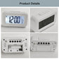 DS-2019 Multifunctional LCD Backlit Calendar Electronic Clock