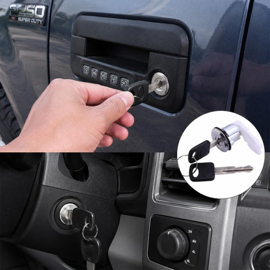 For Ford Car Ignition Switch & Door Lock Set F2UZ1522050A, F3TZ7822050B