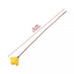 Engine oil dipstick with yellow end and brown wire, 24.4 in (570mm)