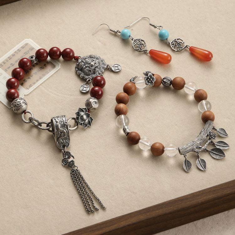 Tarnish-Resistant Vintage Silver Spacers and Beads DIY Accessories