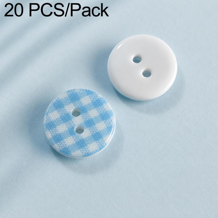 20 PCS/Set Colorful Resin Buttons for DIY Bracelets Accessories
