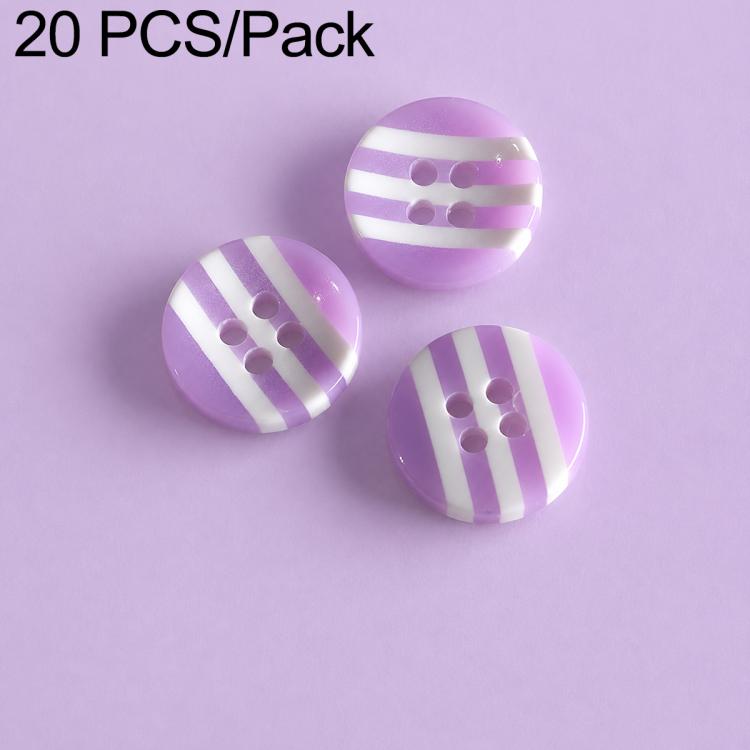 20 PCS/Set Colorful Resin Buttons for DIY Bracelets Accessories