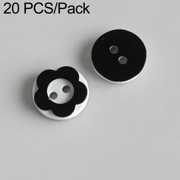 20 PCS/Set Colorful Resin Buttons for DIY Bracelets Accessories