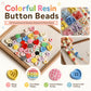 20 PCS/Set Colorful Resin Buttons for DIY Bracelets Accessories