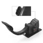 Black electronic throttle accelerator pedal with ribbed foot pad and mounting base