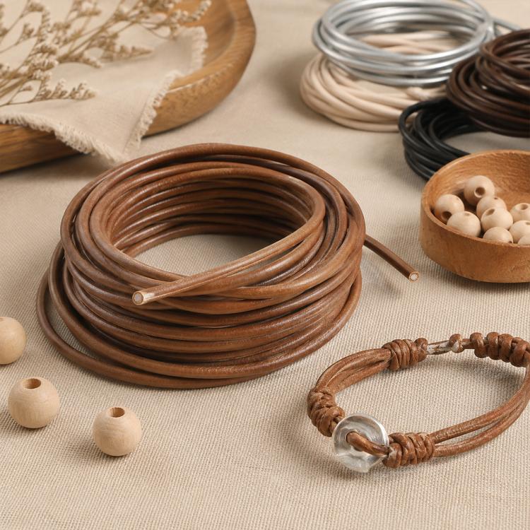 3mm Versatile PU Leather String DIY Accessory Beading Wires