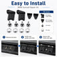 BMW sunroof repair kit 12 pieces: black guide pieces, mounting clips, rivets, caps