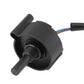 Fuel water sensor close-up: black housing with threaded outlet and wire leads