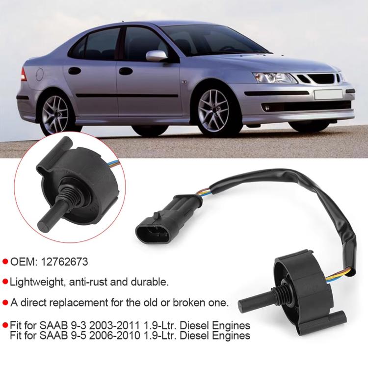Fuel water sensor wiring kit with black module, connector plug, and cable harness