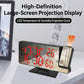 DS-3718LW Multifunctional Creative LED Screen Projection Display Electronic Clock