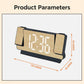 DS-5822LP Creative Bamboo Texture LED Screen Dual Projection Display Electronic Digital Clock