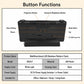 DS-5822LP Creative Bamboo Texture LED Screen Dual Projection Display Electronic Digital Clock