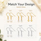 Gold and silver DIY ear hooks collection for pearls, crystals, and charm accents