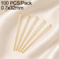 Gold-plated bead head pins with round heads, 0.7x32mm, 5 pins shown