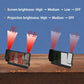 DS-3822LP Multifunctional LED Screen Dual Projection Mirror Display Electronic Digital Clock