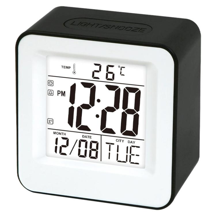 DS-3632 Multifunctional Desktop Voice Control Small Square Alarm Clock