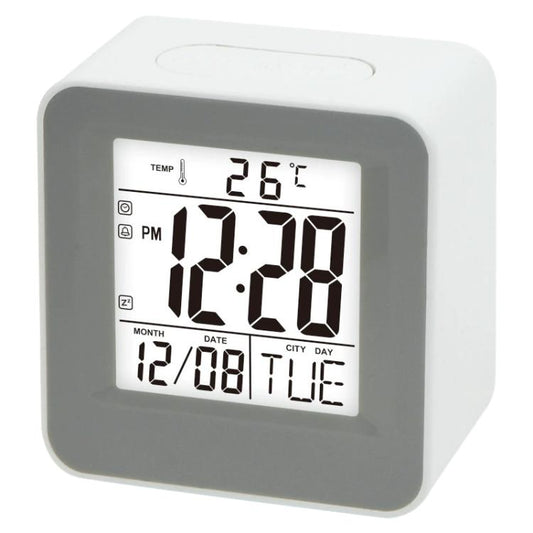 DS-3632 Multifunctional Desktop Voice Control Small Square Alarm Clock