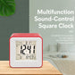 DS-3632 Multifunctional Desktop Voice Control Small Square Alarm Clock
