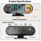DS-3827LW Desktop Colorful Light LED Digital Display Mirror Electronic Clock