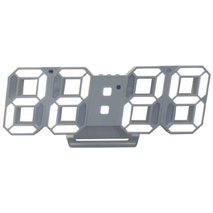DS-3638B Creative 3D Stereoscopic Design Alarm Clock, LED Digital Electronic Clock