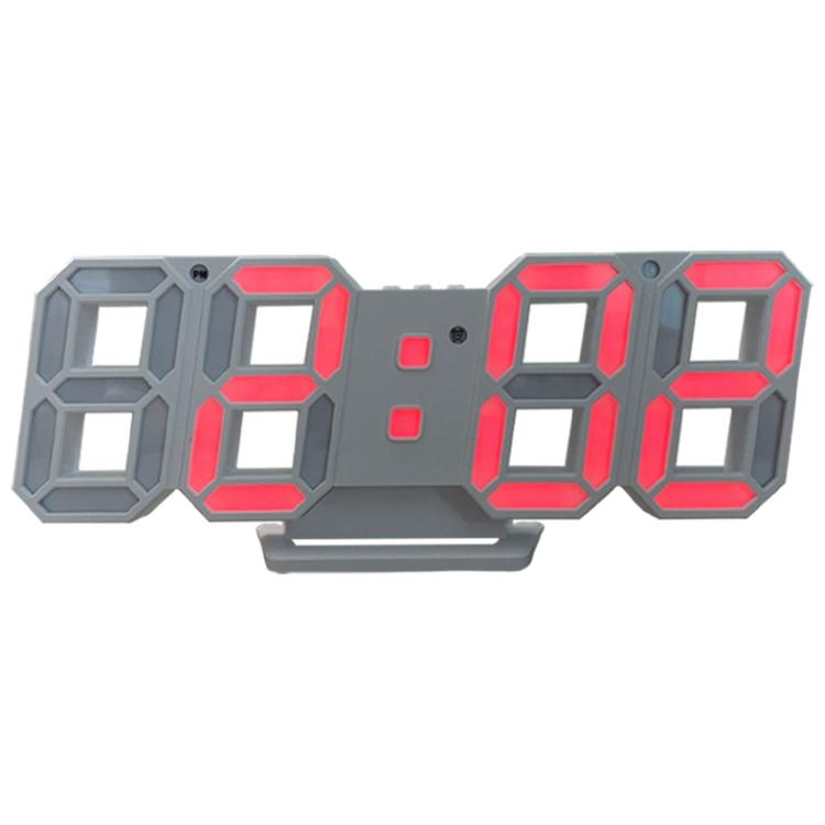 DS-3638B Creative 3D Stereoscopic Design Alarm Clock, LED Digital Electronic Clock