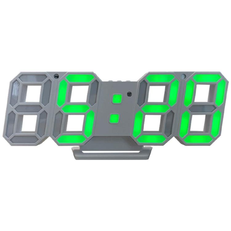 DS-3638B Creative 3D Stereoscopic Design Alarm Clock, LED Digital Electronic Clock