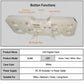 DS-3638B Creative 3D Stereoscopic Design Alarm Clock, LED Digital Electronic Clock
