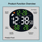 DS-3816L Multifunctional LED Digital Large Screen Weather Display Electronic Clock with Remote Control
