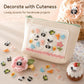 8 PCS/Pack Colorful Animal-shaped Design Resin Buttons