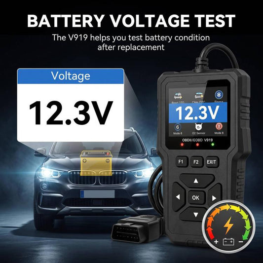 V919 Car Fault Diagnostic Scanner OBD2 Auto Code Reader, V919